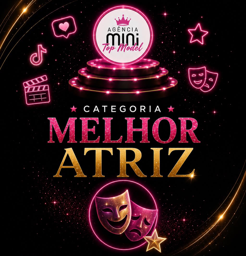 Banner do concurso Agência Mini Top Model - Melhor Atriz